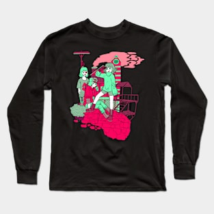 Looking Long Sleeve T-Shirt